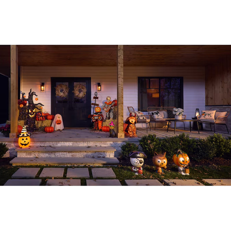 2-Ft Lighted Ghost Labrador Retriever Dog Decoration